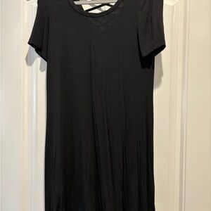 Black Short Sleeve Dress